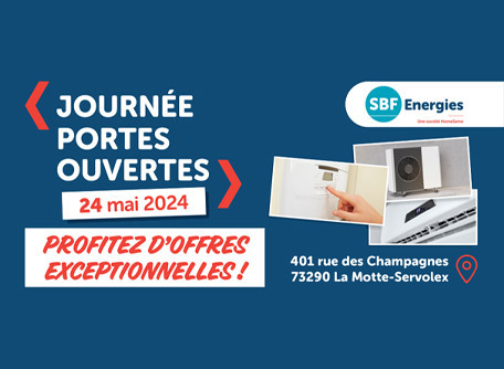 Journée portes ouvertes : des bonnes affaires en Savoie avec SBF !